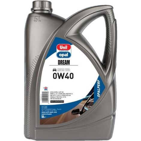 Aceite OPALPERF DREAM 0W40 - 5l UNIL OPAL SP192575UO