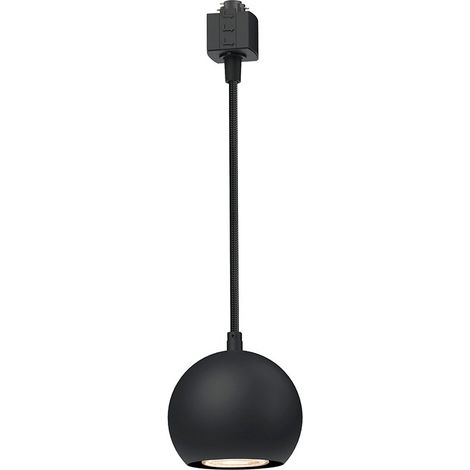 Lámpara easylink de techo, suspendida, colby gu10, negra, ø100 x 1360 mm