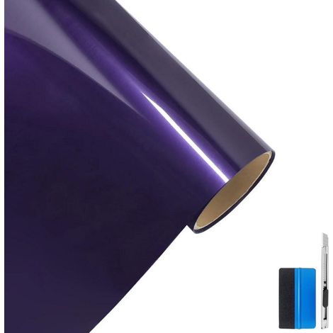 Hochglanz Vinylfolie Klavierlack Schwarz 50x150cm mit Luftkanälen (1/5)