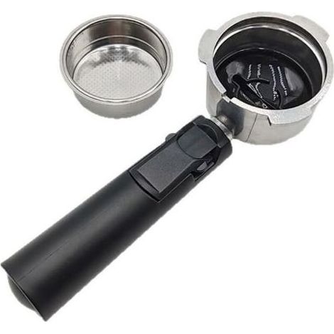 Handle of machine to coffee without bottom, in aluminum alloy, 3 ears, door-filter expresso without bottom for machines to expresso (1/5)