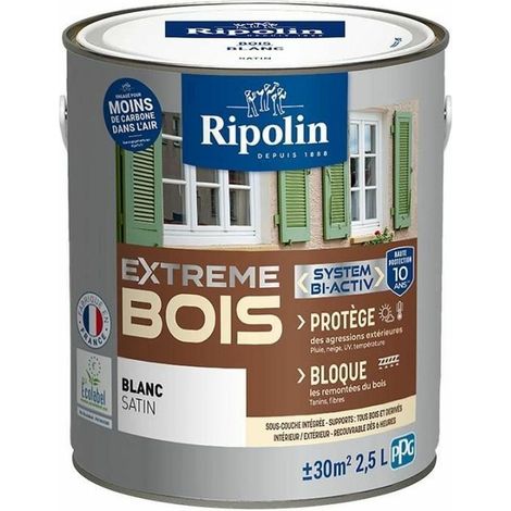 Ripolin Protection Extreme Legno Bianco pittura satinata 2,5L