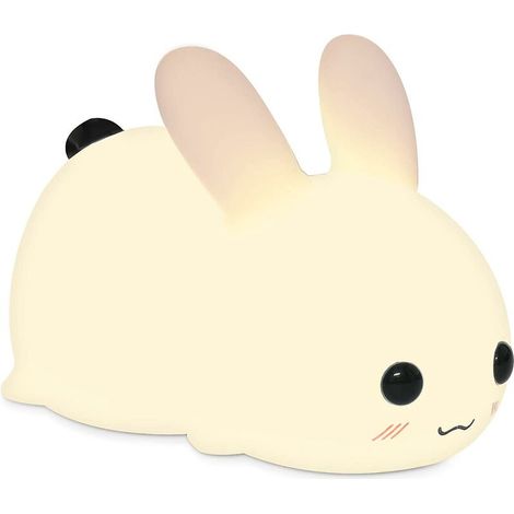 Veilleuse Lapin Led Rechargeable - Lampe Led Silicone Portable Avec Variateur Et Changement De Couleur - Veilleuse Chambre De Bébé