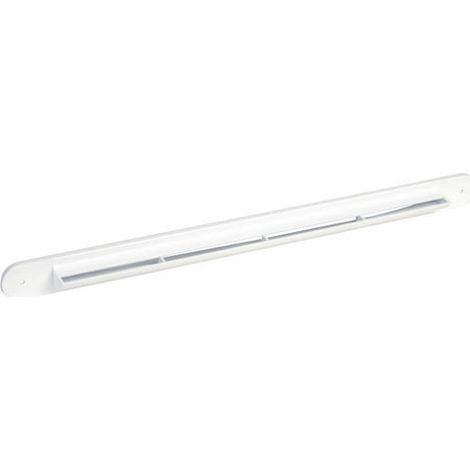 Nicoll – Régleur d'entrée d'air 15m³/h auto-régulant – 12 trous à mouler – Pour espaces confinés – Débit max 15m³/h – BE183