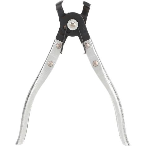 Pince de serrage pour tuyau, poignée ergonomique revêtue de plastique, conduite de carburant pour le retrait et l'installation (1/5)