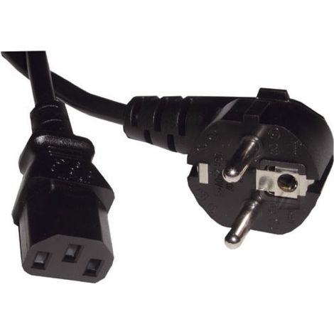 CORDON SECTEUR "FROID" 2,5M. NOIR POUR PETIT ELECTROMENAGER SEB - SS-992655 (1/2)