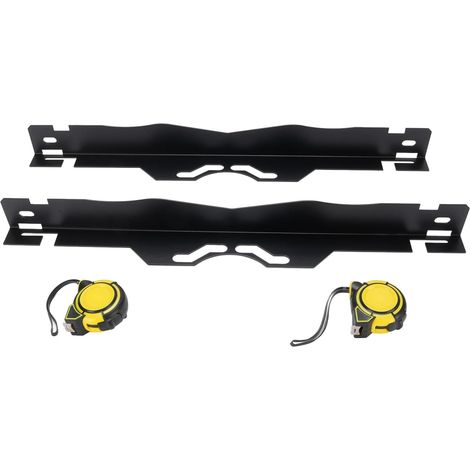 Outil d'alignement des Roues, Plaques d'orteil avec Trous Suspendus et 2 Rubans de Mesure 2PCS plaques pour alignement du moyeu de Roue Outil de localisation pour Roues Noires (1/5)