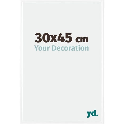 yd. - Cadre photo 30x45 - Blanc Brillant - Plastique - Bordeaux (1/5)