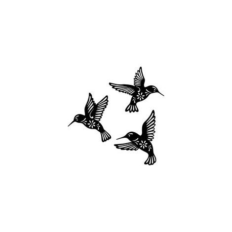 Lot de 3 colibris en métal forgé, décoration murale pour cuisine, patio, balcon, chambre – (1/5)
