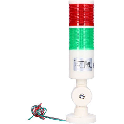 Tour lumineuse LED 2 couleurs BERM Signal Tower Always Bright, voyant d'alarme pliable AC220V, dispositif d'avertissement lumineux (1/5)