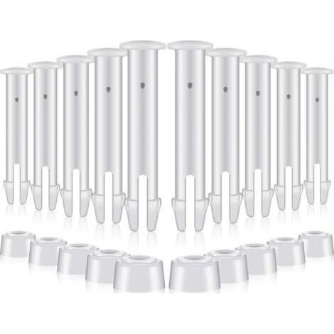 12 Pieces Plastic Pins for Intex Round Metal Frame Pools Swimming Pool Joint Replacement Parts for Swimming Pool Joints, Spare Parts Replacement Joint Pins(6cm/2.36in) (1/4)