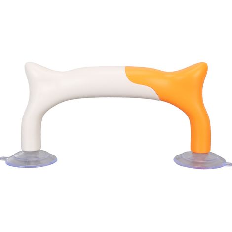 Poignée de Règle Ergonomique Jaune et Blanche à Ventouse Puissante - Facile à Assembler en ABS/PVC pour Patchwork et Couture (1/5)