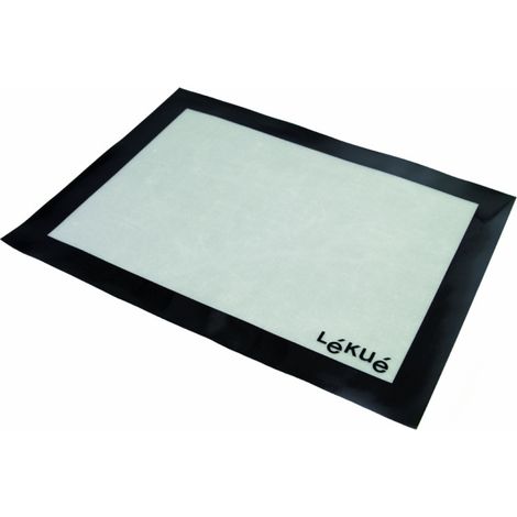 Tapis de cuisson en silicone 40 x 30 cm Blanc/Noir (1/5)