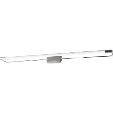 Applique Murale Led Rapallo 20 W 2240 Lm 3000 K, Structure Chromée En Métal Et Méthacrylate, Ip44, Classe 1, Dimensions 80 X 8 X 5 Cm (1/3)