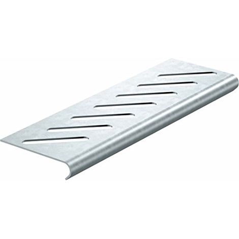 OBO Bettermann Lamiera terminale a pavimento per canalina portacavi B400mm Acciaio zincato a nastro, 7083408