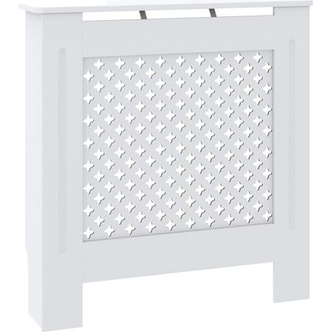 Cubierta para radiador MDF blanco 78 cm vidaXL