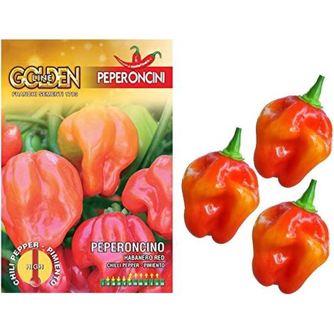 SEMI DI PEPERONCINO HABANERO ROSSO