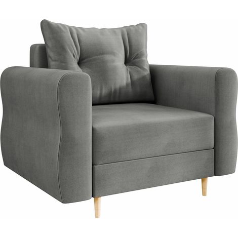 Sillón Veldala 104, Manila 16, 85x106x77cm, Tapiz, Patas: Madera, 0