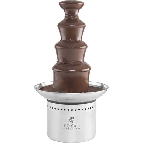 Fuente de fondue de chocolate de acero, 4 niveles, 230 W (1/5)