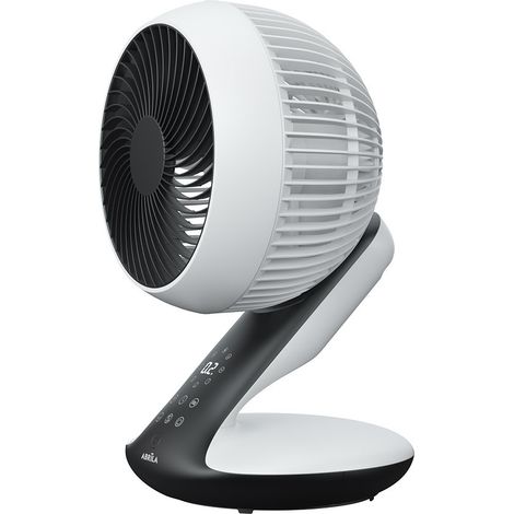 Ventilador Dc Sobremesa Miera Blanco/negro 20w 8vel Oscilacion 3d.remoto,temporizador 40,5x25,4x23,3cm (1/3)
