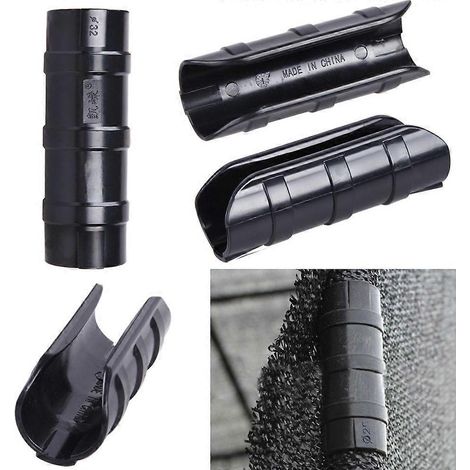 Kit de 10 colliers de serrage pour tubes et films de serre (19, 22 et 25 mm), lisses et résistants, pour accès au jardin. (1/5)
