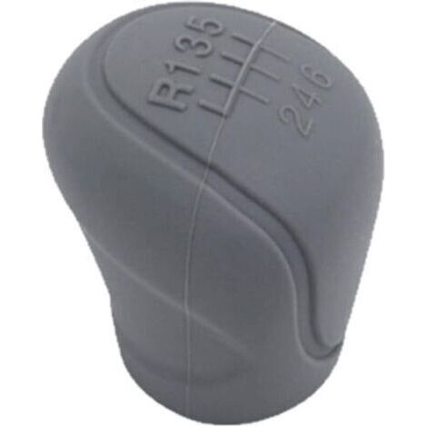 1 juego de fundas de silicona para la palanca de cambios (gris), funda protectora universal para la palanca de cambios del coche, apta para Great Wall Haval H2S/H6/M6. (1/4)