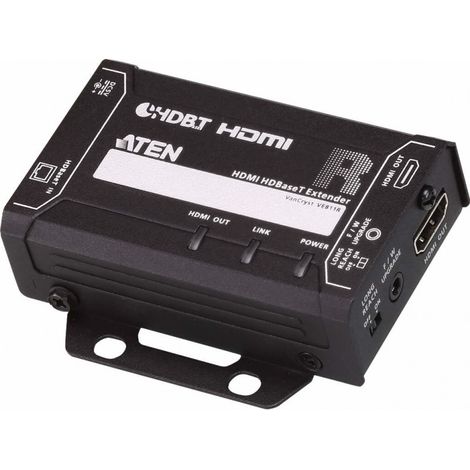 Aten VE811-AT-G AV Extender AV Sender und Empfänger Schwarz