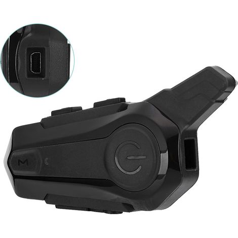 Casque moto avec écouteurs Bluetooth sans fil et interphone pour équipement cycliste musique