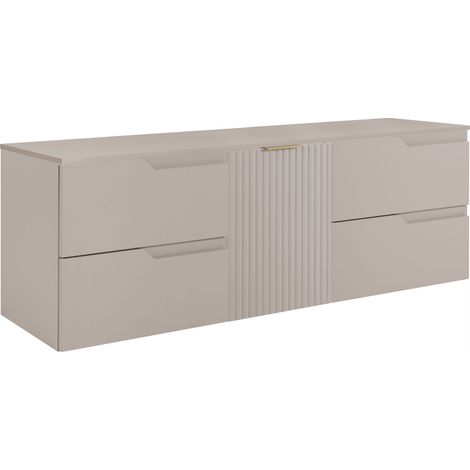 Waschtischunterschrank - 160 cm - Kashmir Farbe - Modernes Design - Funktional und Elegant (1/5)