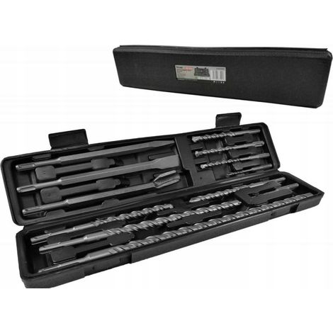 SET TRAPANO E SCALPELLO SDS PLUS IN VALIGETTA 12 pz. (1/2)