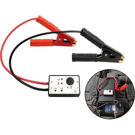 Protecteur de Surtension de Voiture, 12V/24V Protecteur de Surtension de Voiture de Voiture Soudage/Protection D'impulsion pour la Protection de la Polarité, Avertissement de Connexion Inversée (1/5)