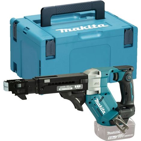 Makita – Visseuse à plaque de plâtre automatique – Moteur brushless – Technologie Push Drive – Pour vis à cloison sèche – Compacte et légère