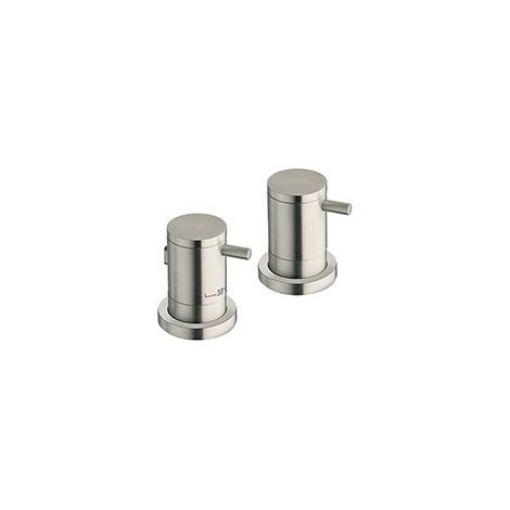 BAIN DOUCHE TRIVERDE SUR GORGE THERMOSTATIQUE 2 SORTIES INOX AISI SX - CRISTINA ONDYNA XX14228 (1/2)
