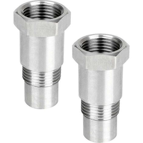 Adaptador eliminador de luz de advertencia del motor (CEL DTC) para automóvil - Sensor de oxígeno O2 M18X1.5 para vehículos todoterreno (2 unidades) (1/5)