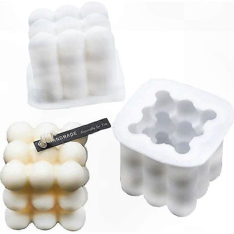 3D-Silikonformen für handgemachte Kerzen und Seifen, runde Kugelform, ideal für Basteldekorationen, Ornamente und Gebäck, kreatives Bastelset. (1/5)
