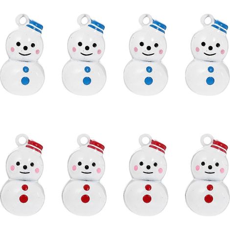 Lot de 10 pendentifs décoratifs en cuivre pour sapin de Noël-3X1.7X1.7CM