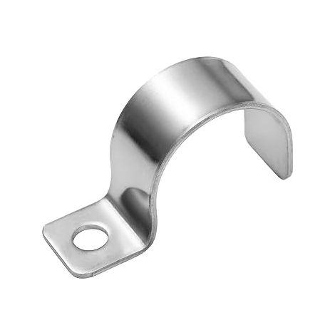 Rigid Wire Mesh Fasteners, U-Clamp Stainless Steel Wall Mount for Indoor and Outdoor Cable Installation Diameter 20 mm (1/5)