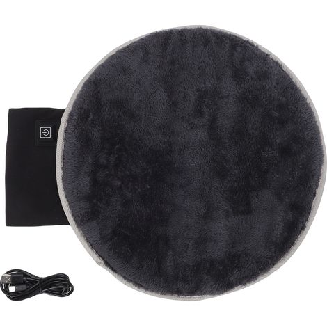 Coussin chauffant électrique USB pour animaux de compagnie (chats et chiens), couverture chauffante multifonctionnelle, gris (1/5)