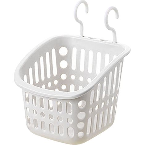 Panier Suspendu Pour Salle De Bain - Panier À Crochet En Plastique PP - Pour Douche Cuisine Et Voiture - 1 Pièce (1/3)
