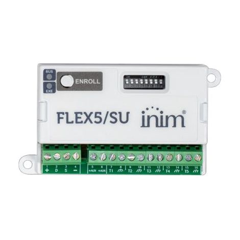 Inim Espansione per centrali antifurto con 5 terminali ingresso/uscita - FLEX5/SU