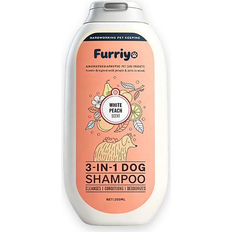 Furriyo 3-in-1 Hundeshampoo – Sanft zur Haut, desodorierend, hinterlässt einen angenehmen Duft, pflegt das Fell (1/5)