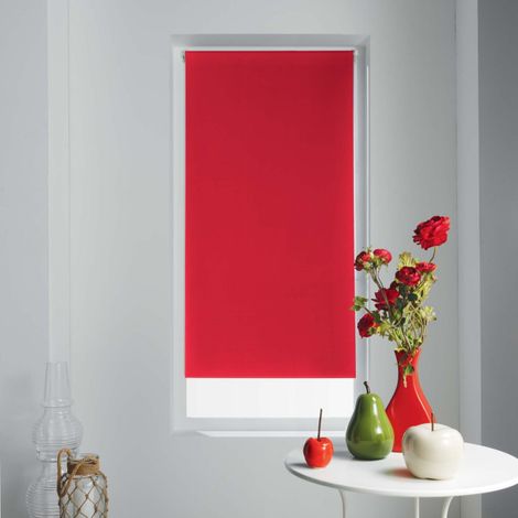 Store Enrouleur Occultant "Occult" 90x180cm Rouge (1/3)