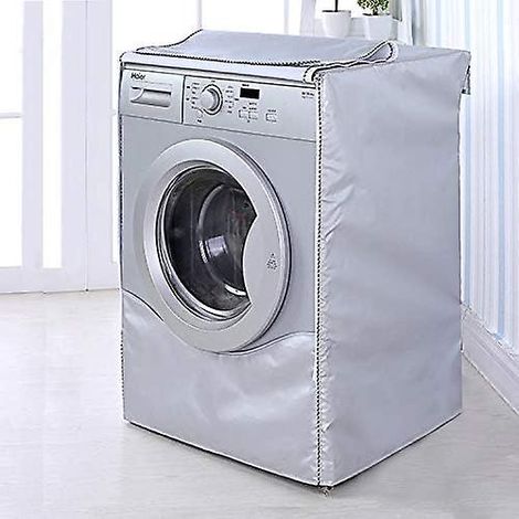 Housse pour machine à laver - 85 x 60 x 57 cm - Fermeture transparente - Imperméable, anti-poussière, résistante aux UV et au vieillissement - PHWJ (1/5)