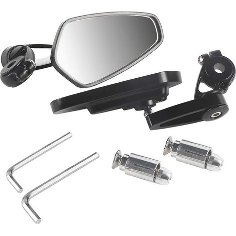 Ej.Life 1 Paar 22mm Motorrad Rückspiegel, Rückspiegel Seitenspiegel für GROM MSX125 CB50/MT-03/Z125 für Seitenspiegel für Motorräder Motorradrückspiegel Seitenspiegel Motorradspiegel Motorradrückspieg (1/4)