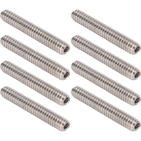 Ensemble de 50 vis de réglage en acier inoxydable A2-70, fixations M2x12 (1/5)