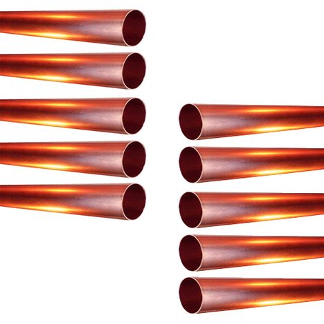 Lot de 10 Tubes cuivre écroui Ø14 - barre de 4m