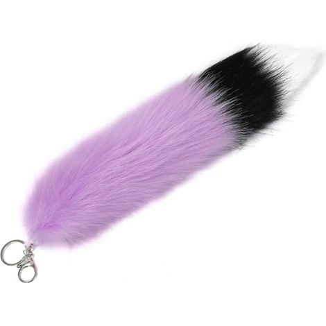 Porte-clés queue en fausse fourrure peluche, pendentif femme, porte-clés voiture, ornement de sac
