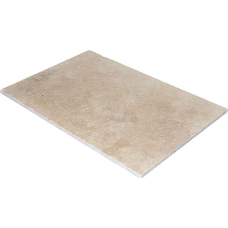 Carrelage Travertin Beige Mix 1er choix Vieilli - 61x40,6x1,2 cm (1/5)