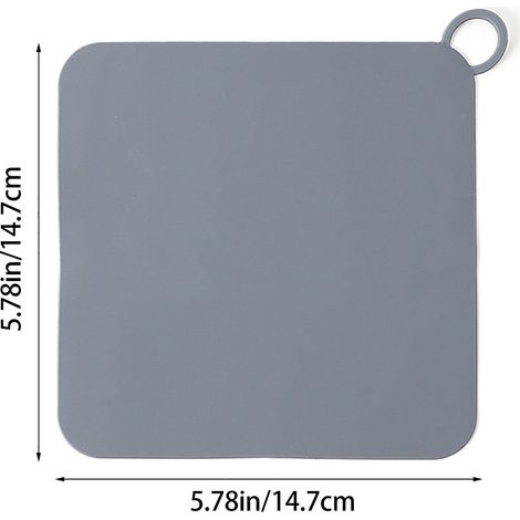 Bouchon De Drain En Silicone - Couverture Universelle Pour Evier Douche Et Machine À Laver - Anti-Odeur Et Anti-Cheveux - Surface Adhésive - 2 Pièces (1/5)