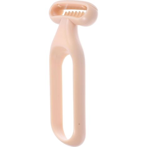 Tondeuse à Poils Corporels Épilateur Manuel Lame Précise pour Femmes Beige et Matériau Abs Minimise L'irritation Peau pour Voyage (1/5)