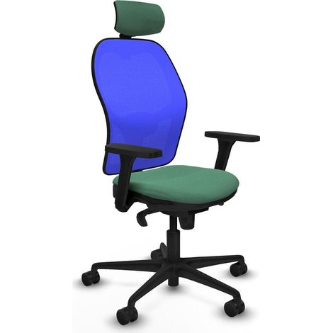 Piqueras y Crespo 3D036N2 Chaise de bureau vert émeraude (1/3)